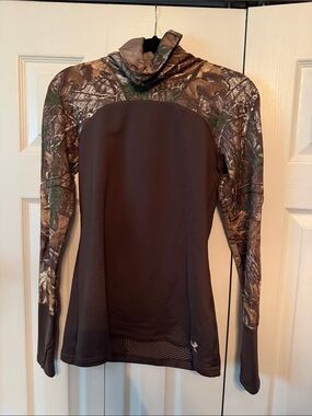 Under Armour Realtree Brown Camo Performance Hoodie